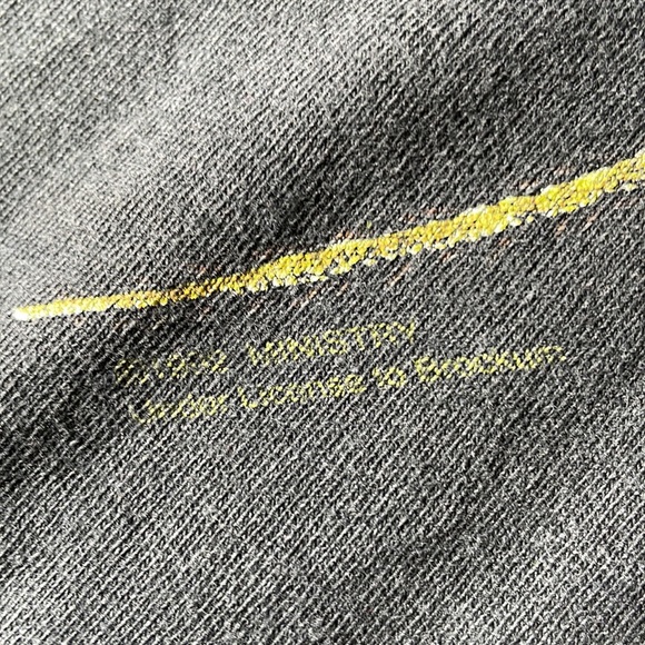 Vintage ministry 1992 concert shirt Just one fix - Picture 4 of 11